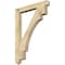 Ekena Millwork Merced Arts & Crafts Rough Sawn Bracket, Douglas Fir, 4"W x 36"D x 48"H BKT04X36X48MRC03RDF - alternate 1